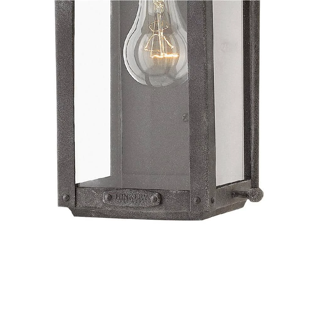 Anchorage Small 1-Light Aged Zinc Outdoor Wall Light Sconce by HINKLEY 3 Anchorage Small 1-Light Aged Zinc Outdoor Wall Light Sconce by HINKLEY - Image 3