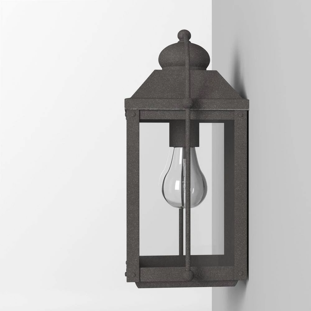 Anchorage Small 1-Light Aged Zinc Outdoor Wall Light Sconce by HINKLEY 7 Anchorage Small 1-Light Aged Zinc Outdoor Wall Light Sconce by HINKLEY - Image 7