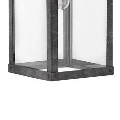 Porter Small 1-Light Aged Zinc Outdoor Wall Mount Lantern Sconce by HINKLEY 9 Porter Small 1-Light Aged Zinc Outdoor Wall Mount Lantern Sconce by HINKLEY -HINKLEY || CANARM Shop aged zinc hinkley outdoor sconces 2800dz 4f 1000