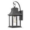 Adair Small 1-Light Aged Zinc Outdoor Wall Lantern Sconce by HINKLEY