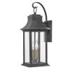 Adair 2 Light Aged Zinc LED Outdoor Wall Lantern Sconce by HINKLEY