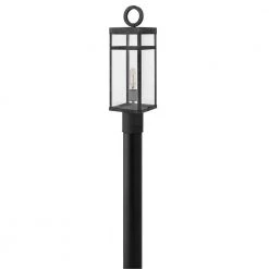 Porter 1-Light Aged Zinc Outdoor Post Mount Light by HINKLEY