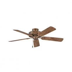 Windward 52 in. Indoor Antique Copper Ceiling Fan Pull Chain by HINKLEY -HINKLEY || CANARM Shop antique copper hinkley ceiling fans without lights 901552fac nia 1f 1000