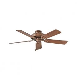 Windward 52 in. Indoor Antique Copper Ceiling Fan Pull Chain by HINKLEY -HINKLEY || CANARM Shop antique copper hinkley ceiling fans without lights 901552fac nia fa 1000