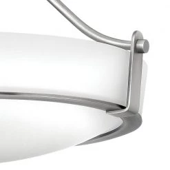 Hathaway 20.75 in. LED-Light Antique Nickel LED Semi-Flush Mount by HINKLEY 7 Hathaway 20.75 in. LED-Light Antique Nickel LED Semi-Flush Mount by HINKLEY -HINKLEY || CANARM Shop antique nickel hinkley flush mount lights 3221an led 1f 1000