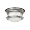 Hadley 7.75 in. LED Light Antique Nickel LED Flush Mount by HINKLEY