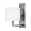 Hampton 1-Light Antique Nickel Sconce by HINKLEY