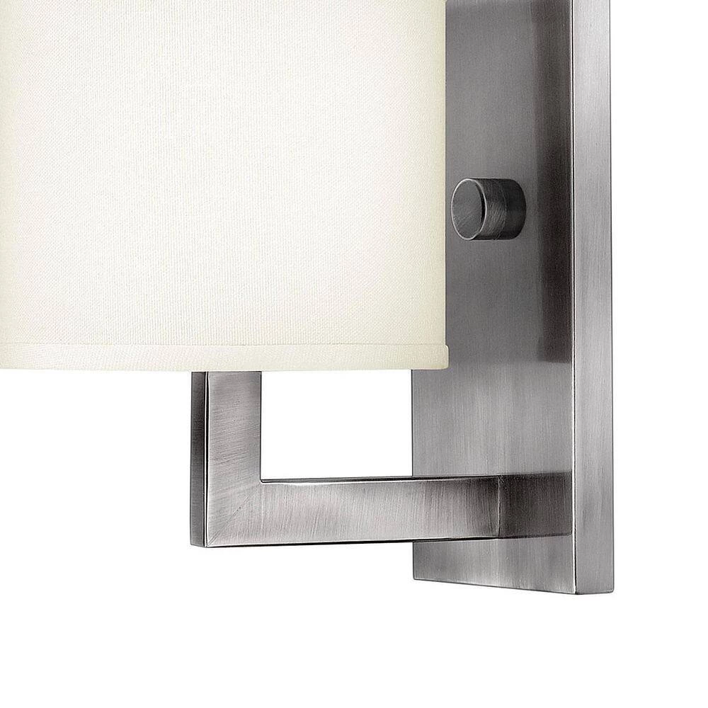 Hampton 1-Light Antique Nickel Sconce by HINKLEY 2 Hampton 1-Light Antique Nickel Sconce by HINKLEY - Image 2