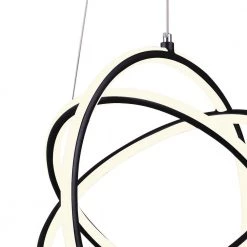 Trinity 43-1/2-Watt Integrated LED Black Chandelier by CANARM -HINKLEY || CANARM Shop black canarm chandeliers lch157a17bk 1f 1000