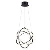 Trinity 43-1/2-Watt Integrated LED Black Chandelier by CANARM