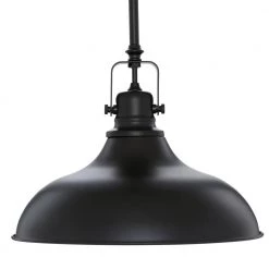Sussex Black LED Pendant with Metal Shade by CANARM 8 Sussex Black LED Pendant with Metal Shade by CANARM -HINKLEY || CANARM Shop black canarm chandeliers lpl103a01bk 40 1000