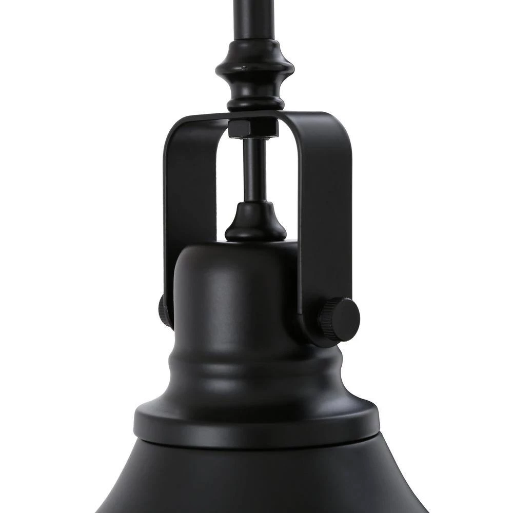 Sussex Black LED Pendant with Metal Shade by CANARM 2 Sussex Black LED Pendant with Metal Shade by CANARM - Image 2