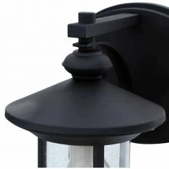 Ryder 1-Light Black Outdoor Wall Lantern Sconce with Seeded Glass by CANARM 7 Ryder 1-Light Black Outdoor Wall Lantern Sconce with Seeded Glass by CANARM -HINKLEY || CANARM Shop black canarm outdoor sconces iol152bk hd 40 1000