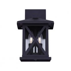 Elm 2-Light Black Outdoor Wall Light Sconce by CANARM 5 Elm 2-Light Black Outdoor Wall Light Sconce by CANARM -HINKLEY || CANARM Shop black canarm outdoor sconces iol402bk c3 1000