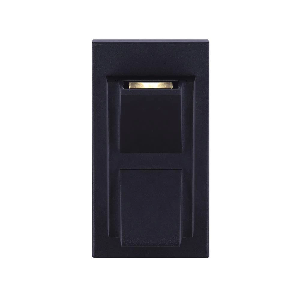 Lane Black LED Outdoor Wall Sconce Light with Clear Glass by CANARM 3 Lane Black LED Outdoor Wall Sconce Light with Clear Glass by CANARM - Image 3
