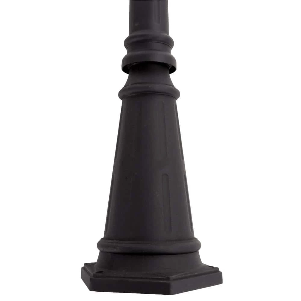 Hayden 3-Light Black Outdoor Post Light with Frosted Glass by CANARM 3 Hayden 3-Light Black Outdoor Post Light with Frosted Glass by CANARM - Image 3