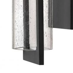 Shelter Small Black Integrated LED Outdoor Wall Sconce by HINKLEY -HINKLEY || CANARM Shop black hinkley outdoor sconces 1320bk led 1f 1000