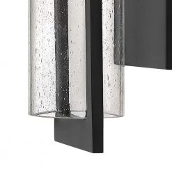 Shelter 1-Light Black Outdoor Wall Lantern Sconce by HINKLEY -HINKLEY || CANARM Shop black hinkley outdoor sconces 1324bk 1f 1000