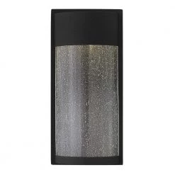 Shelter 1-Light Black LED Outdoor Wall Lantern Sconce by HINKLEY