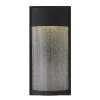 Shelter 1-Light Black LED Outdoor Wall Lantern Sconce by HINKLEY