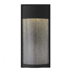 Shelter 1-Light Black LED Outdoor Wall Lantern Sconce by HINKLEY