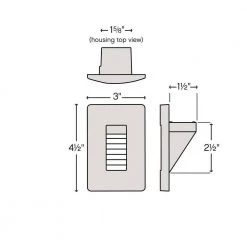 LUNA Hardwired Satin Black LED Path Light by HINKLEY -HINKLEY || CANARM Shop black hinkley path lights 58504sk 77 1000