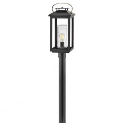 Atwater 23 in. 1-Light Ash Black Low Voltage Outdoor Pier or Post Mount by HINKLEY
