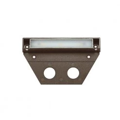 Ultra-Warm Bronze Integrated LED Hardscape Light (2700K) by HINKLEY