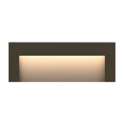 Taper Low-Voltage Bronze Integrated LED Horizontal Stair Light by HINKLEY