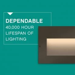 Taper Line-Voltage Bronze Integrated LED Horizontal Stair Light by HINKLEY -HINKLEY || CANARM Shop bronze hinkley stair lights 1563bz 1f 1000