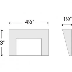 Taper Line-Voltage Bronze Integrated LED Horizontal Stair Light by HINKLEY -HINKLEY || CANARM Shop bronze hinkley stair lights 1563bz 4f 1000