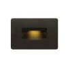 120-Volt 4-Watt Horizontal Bronze LED Luna Step Light by HINKLEY