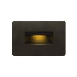 120-Volt 4-Watt Horizontal Bronze LED Luna Step Light by HINKLEY