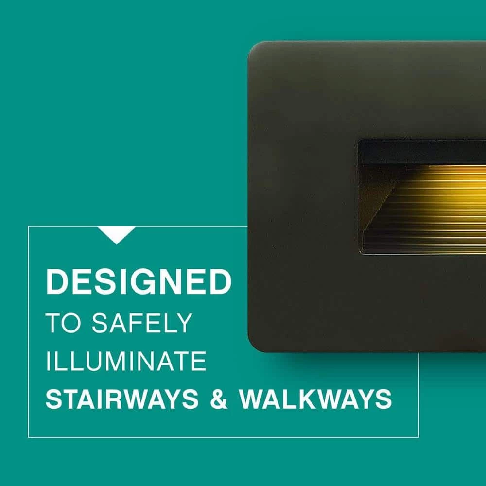 120-Volt 4-Watt Horizontal Bronze LED Luna Step Light by HINKLEY 2 120-Volt 4-Watt Horizontal Bronze LED Luna Step Light by HINKLEY - Image 2