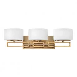 Lanza 25 in. 3-Light Brushed Bronze Vanity Light by HINKLEY