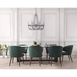 Kipling 6-Light Brushed Grey Chandelier with Real Wood Beads by CANARM 5 Kipling 6-Light Brushed Grey Chandelier with Real Wood Beads by CANARM -HINKLEY || CANARM Shop brushed grey canarm chandeliers ich1001a06bgy23 31 1000