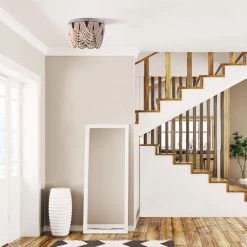 Leora 15 in. 3-Light Brushed Grey Flush Mount by CANARM -HINKLEY || CANARM Shop brushed grey canarm flush mount lights isf1089a03bgy n 31 1000