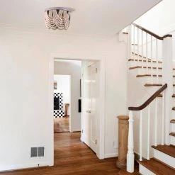 Leora 15 in. 3-Light Brushed Grey Flush Mount by CANARM -HINKLEY || CANARM Shop brushed grey canarm flush mount lights isf1089a03bgy n 4f 1000