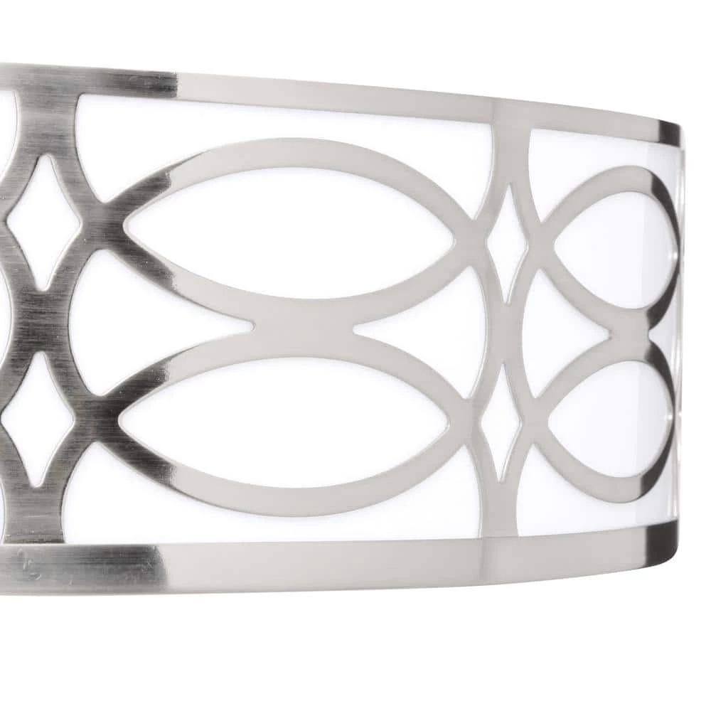 Drake 3-Light Brushed Nickel Chandelier by CANARM 5 Drake 3-Light Brushed Nickel Chandelier by CANARM - Image 5