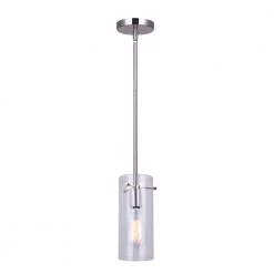 Joni 1-Light Brushed Nickel Pendant by CANARM -HINKLEY || CANARM Shop brushed nickel canarm chandeliers ipl759a01bn c3 1000