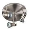 Shay 3-Light Brushed Nickel with Chrome Accents by CANARM
