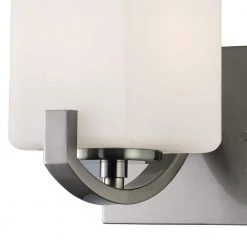 Palmer 6.25 in. Brushed Nickel Sconce with Opal Glass Shade by CANARM 11 Palmer 6.25 in. Brushed Nickel Sconce with Opal Glass Shade by CANARM -HINKLEY || CANARM Shop brushed nickel canarm vanity lighting ivl422a01bn 1f 1000