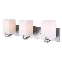 Palmer 3-Light Brushed Nickel Bath Light by CANARM 8 Palmer 3-Light Brushed Nickel Bath Light by CANARM -HINKLEY || CANARM Shop brushed nickel canarm vanity lighting ivl422a03bn 1f 1000