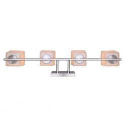 Hartley 4-Light Brushed Nickel Vanity Light with Flat Opal Glass by CANARM -HINKLEY || CANARM Shop brushed nickel canarm vanity lighting ivl472a04bn fa 1000