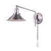 Tally 1-Light Brushed Nickel Swing Arm Light by CANARM