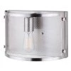 Beckett 1-Light Brushed Nickel Sconce with Metal Shade by CANARM