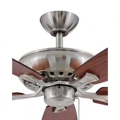 HIGHLAND 52 in. Indoor Brushed Nickel Ceiling Fan Pull Chain by HINKLEY 12 HIGHLAND 52 in. Indoor Brushed Nickel Ceiling Fan Pull Chain by HINKLEY -HINKLEY || CANARM Shop brushed nickel hinkley ceiling fans without lights 904152fbn nia 44 1000