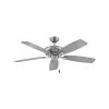 HIGHLAND 52 in. Indoor Brushed Nickel Ceiling Fan Pull Chain by HINKLEY