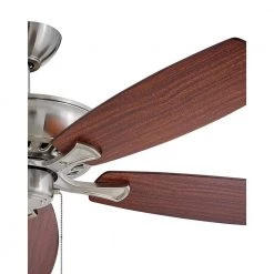 HIGHLAND 52 in. Indoor Brushed Nickel Ceiling Fan Pull Chain by HINKLEY 13 HIGHLAND 52 in. Indoor Brushed Nickel Ceiling Fan Pull Chain by HINKLEY -HINKLEY || CANARM Shop brushed nickel hinkley ceiling fans without lights 904152fbn nia fa 1000