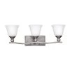 Bolla 26 in. 3-Light Brushed Nickel Vanity Light by HINKLEY